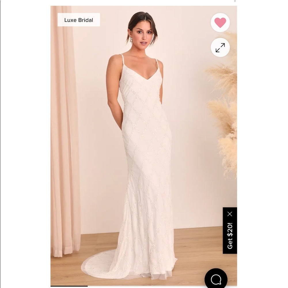 Lulus Luxe Bridal Dress - ✨NWT✨
